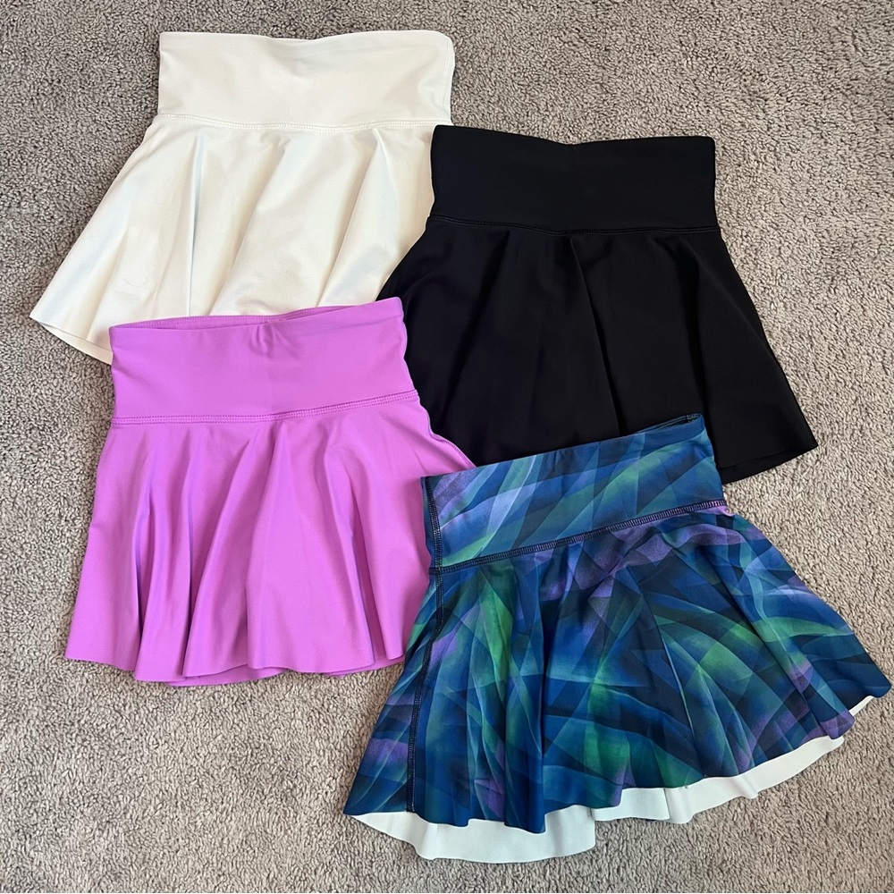 Old Navy girls powersoft active skirt. Lot of 4